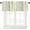 Mid Century-4, variant on Mid Century Modern Kitchen Curtain Valance, Geometry Bohemian Retro Abstract Rod Pocket Window Valance, for Bedroom Living Room Cafe Bathroom W54xL18in 1 Panels