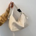 thumbnail image 1 of Bolso de hombro de gran capacidad, bolso cruzado de PU para estudiantes, bolso de viaje, bolso de mensajero de estilo retro, bolso grande, 1 of 6
