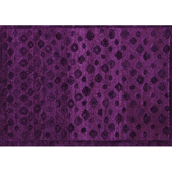 Ahgly Company Indoor Rectangle Abstract Pink Modern Area Rugs, 2' x 5'