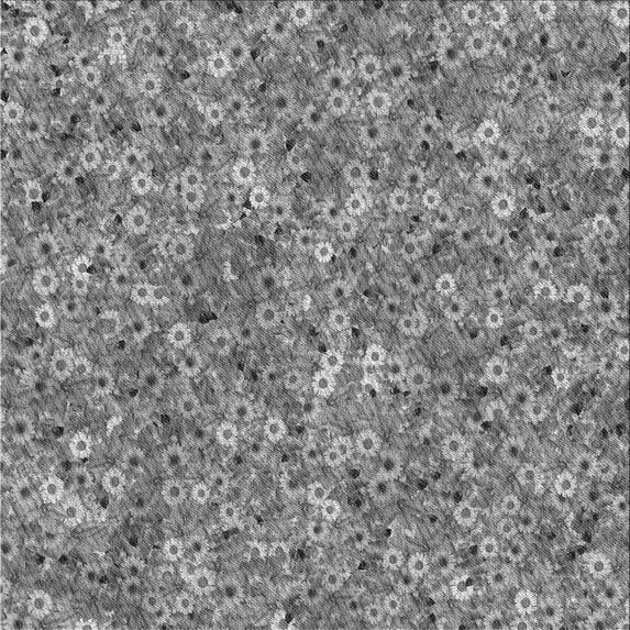 Ahgly Company Machine Washable Indoor Square Transitional Ash Gray Area Rugs, 6' Square