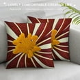 thumbnail image 3 of Chilfamy Tropical Plant Decor Pillow Covers  Summer Hawaiian Home Decor Throw Pillow Covers Red Flowers Petals  Square Pillowcase for Living Room Couch Sofa Patio White, 3 of 5