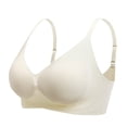 thumbnail image 2 of Swuxness Women's Push Up Wireless Bras Solid Color Lightweight Removable Padding Support Comfortable, 2 of 4