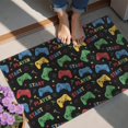 thumbnail image 4 of Multicolor Controllers Games Text Black Pattern Door Rugs,Washable Non Slip Door Mats Indoor,Decorative Door Mats,Entry Mat Indoor for Entrance,Bedroom,Kitchen,Bathroom,20"x32", 4 of 6