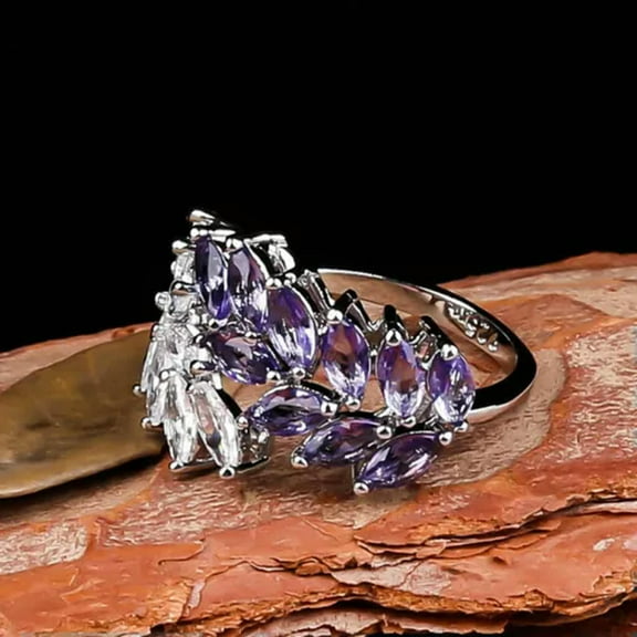 K-KED Gorgeous 925 Silver Ring Cubic Zirconia Women Wedding Delicate Jewelry Gifts Sz 6-10-8-#3