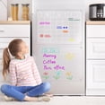 thumbnail image 6 of Uxcell Acrylic Magnetic Dry Erase Board and Calendar for Fridge, 2 Set Clear Refrigerator Reusable Planner, 6 of 6
