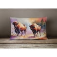 thumbnail image 2 of Buffalo Throw Pillow 12 in x 16 in, 2 of 4