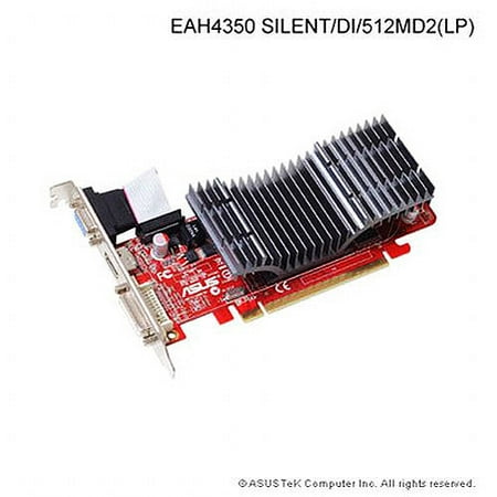 ASUS Radeon EAH4350 512MB DDR2 PCI-Express Silent Graphics (Best Silent Graphics Card 2019)