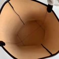 thumbnail image 5 of Real Leather Bucket Bag Women's Shoulder Bag Lychee Pattern Large Capacity Tote Bag Luxury Designer Handbag Women's Underarm Bag, 5 of 5