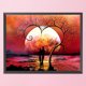 thumbnail image 3 of Cuadros Decorativos Bordado completo estampado amante pareja punto de cruz 11CT 3 hebras DIY Craft Kit Tmvgtek embutido en tela, 3 of 9