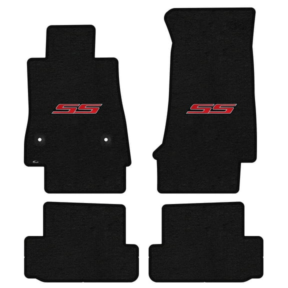 Lloyd Mats Custom Fit Floor Mats for Chevy Camaro 2016-ON LogoMat 4Pc Set Charcoal