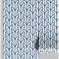 thumbnail image 6 of S4sassy Removable Contemporary Blue Wall Decor, Art Deco Fountain Print Textured Contact Paper for Walls, Cabinet, Self Adhesive Vinyl Wallpaper Roll, Waterproof Contact Paper - 25"x240" inch, 6 of 7