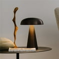 thumbnail image 3 of Arturesthome Danish Design Portable Rechargeable Desk Lamp Metal Bedside Mushroom Lamp, 3 of 6