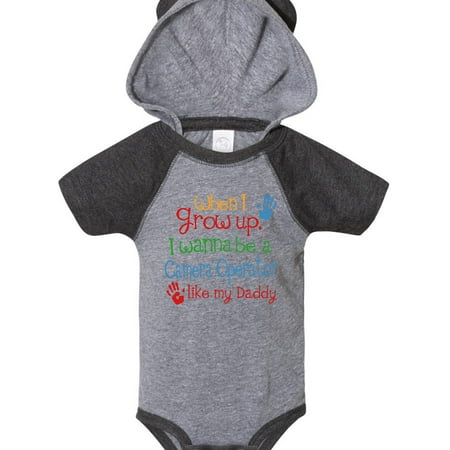 

Inktastic Future Camera Operator Like Daddy Gift Baby Boy or Baby Girl Bodysuit