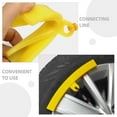 thumbnail image 3 of WEUVEB 5Pcs Convenient Rim Protectors for Car Wheels Yellow Plastic Cushions to Safeguard Tire Rims, 3 of 8