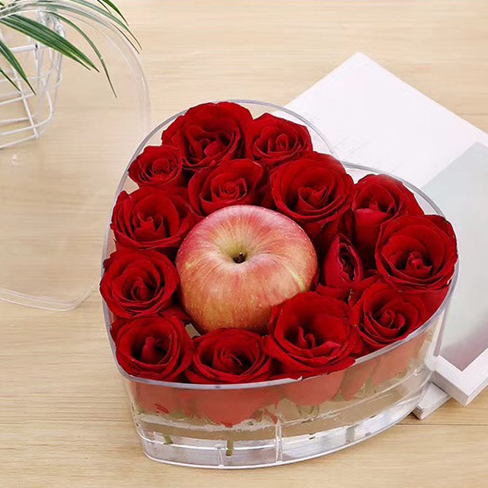 agxap-flower-pots-heart-shaped-flower-gift-box-transparent-plastic