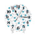 thumbnail image 7 of Kdxio Clock number Print Wall Clock,10 Inch Battery Operated Wall Clocks,Silent Non Ticking Small Analog Clock for Living Room,Office,Home,Bedroom,Kitchen,Bathroom, 7 of 7