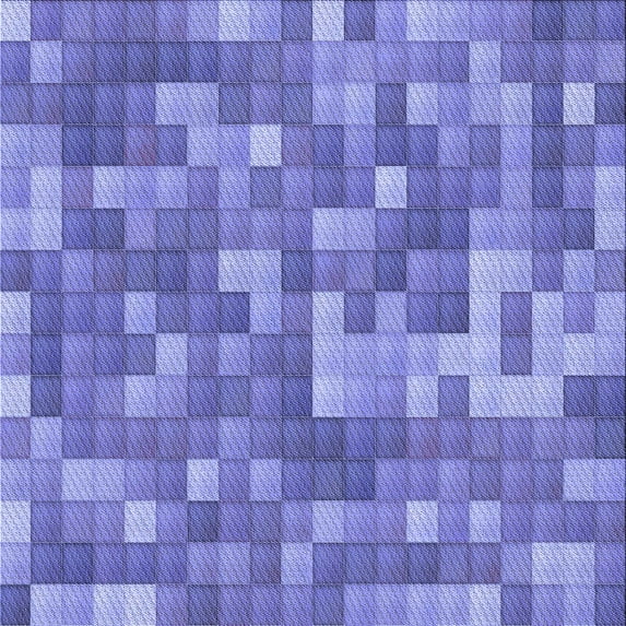 Ahgly Company Machine Washable Indoor Square Transitional Purple Mimosa Purple Area Rugs, 8' Square
