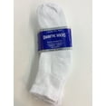 thumbnail image 3 of Creswell 3 Pairs Of Mens White Diabetic Ankle Socks 9-11 Size MADE IN USA, 3 of 4