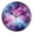 CD7, variant on Non-Ticking Silent Wall Clocks Battery Operated Personalized Decor Clock for Bathroom,Office-Cat With Psychedelic Colors（14inch）