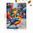 thumbnail image 3 of Qisvanset Mediterranean Town Wall Art Canvas Print 15.75x11.81 Inches, 3 of 8