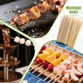 thumbnail image 4 of Brochetas de bambú Aerisque de 12 pulgadas, 200 unidades, para barbacoa, aperitivo, 4 of 6
