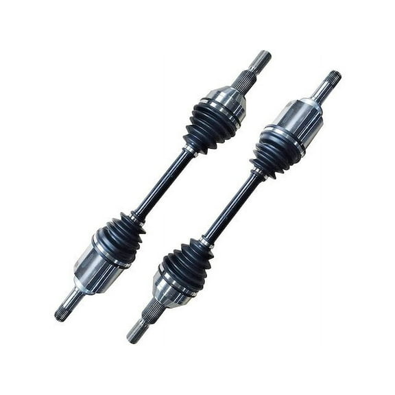 Front CV Axle Shaft Assembly - Set of 2 - Compatible with 2007 - 2017 GMC Acadia 2008 2009 2010 2011 2012 2013 2014 2015 2016
