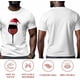 thumbnail image 5 of Camisetas para hombre con copa de vino y gorro navideño, camisetas casuales de manga corta para hombre, camisetas gráficas para adolescentes, niños y hombres., 5 of 8