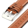 thumbnail image 4 of Correa de reloj de piel de vaca, repuesto de correa para Samsung Gear S2 Sport S4 (marrón), 4 of 11