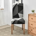 thumbnail image 3 of Dining Room Chair Covers Set of 6,Printed Pattern Parsons Chair Slipcovers Removable Washable Kitchen Seat Dining Chairs Protector Cover for Home or Party, 3 of 6