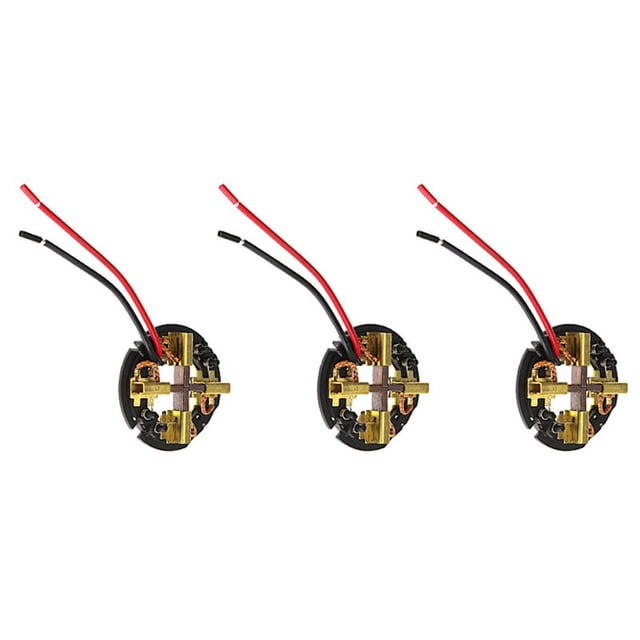 3X Reemplazo del Ensamblaje de la Tarjeta del Cepillo del Soporte del Cepillo de Carbón para Accesorios de Taladro Percutor Y Destornillador de Martillo 18V M12