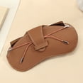 thumbnail image 4 of CSChome Glasses Pouch Stain resistant Glasses Pouch Soft Waterproof Faux Leather Daily Storing Tool Eyewear Protector, 4 of 6