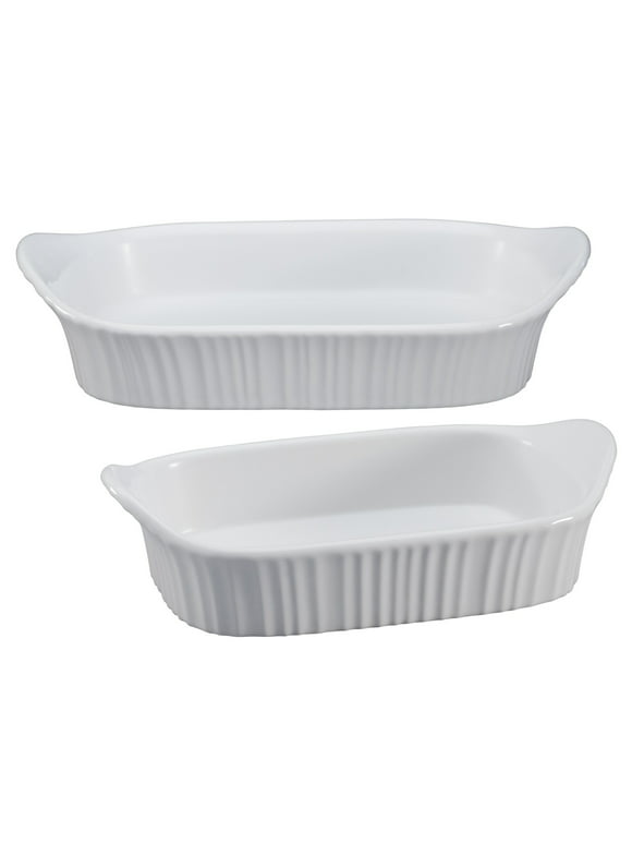 CorningWare French White 2-piece Bakeware Set