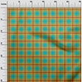 thumbnail image 2 of oneOone Organic Cotton Poplin Twill Fabric Madras Check Print Sewing Fabric BTY 42 Inch Wide, 2 of 4