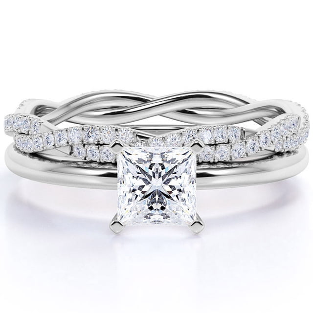 JeenMata Alianza de Boda de Filigrana Vintage Borde Milgrain, Enchapado en Oro Negro de 18 K sobre Plata