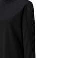 thumbnail image 7 of Lindreshi Fall Dresses for Women 2025 Homecoming Dresses Women Pullover Round-Neck Solid Color Lace Patchwork Long Sleeve Dress, 7 of 7