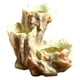 thumbnail image 2 of Maceta Maceta Maceta Jarrón de madera flotante artificial Estatua Mulri Agujero Contenedor para Beige Rojo, 2 of 9