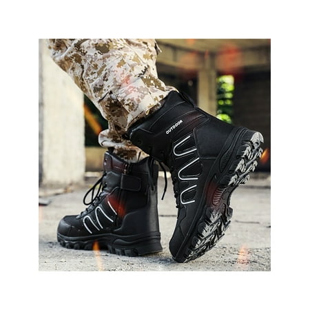 

Audeban Men s Jungle Boots Combat Boots for Tactical Military Use Outdoor Desert Hiking Shoes