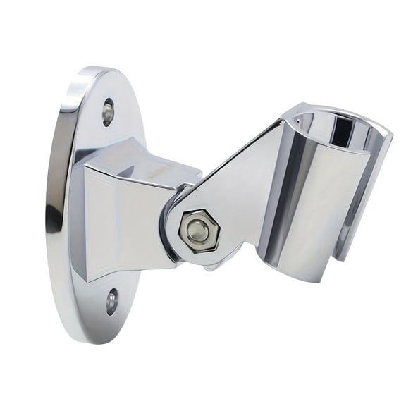 Adjustable Shower Holder Wall Mount Bracket, Fixed Base For Handheld Shower Sprayer, Universal Bathroom Shower Head Support For Home Shower Installation, Replacement Mounting Accessory And Bath