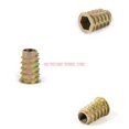 thumbnail image 1 of Varilla de acero inoxidable Real 50 Uds M5 * 10 hilo de aleación de Zinc para tuerca de inserción de madera cabeza hexagonal con brida tuercas para muebles LingWen 8390605773587, 1 of 1