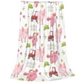 thumbnail image 2 of Zufioo a cow and a pig Fleece Blanket Queen Size,Plush Bed Blanket,Ultra Soft Throw Blanket,Plush Fuzzy Cozy Blanket Perfect for Bed,Couch-40"x30", 2 of 7