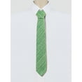 thumbnail image 2 of INSPIRE CHIC Men's Self-Tied Solid Color Formal Slim Ties Green, 2 of 5