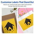 thumbnail image 4 of Avery Printable Rectangle Labels, Bright Yellow, 5" x 8-1/8", 80ct, 4 of 11