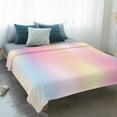 thumbnail image 4 of Pink Purple Blanket Soft Cozy Warm Throw Blanket for Couch, Plush Fuzzy Flannel Fleece Blankets for Sofa, Modern Colorful Ombre Abstract Tie Dye Art Bed Blankets Lightweight Gifts for Women, 32"x48", 4 of 9