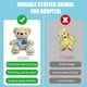 thumbnail image 3 of Oso de peluche SHEEN Cuddly Get Well Soon con molde de 20 cm, 3 of 9