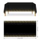 thumbnail image 2 of Mantel de fiesta, mantel de plástico, cubierta de mesa de confeti con puntos dorados, cubierta rectangular para mesa de fiesta, 137x274cm,11 Afortunado Sencillez, 2 of 5