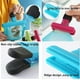 thumbnail image 2 of Paquete de 18 clips grandes para bolsas de chips, clips para bolsas para almacenamiento de alimentos, agarre hermético de plástico resistente para refrigerios, café, verduras, frutas, 2 of 5