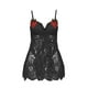 thumbnail image 3 of Conjunto de lencería Lace Chemise Lencería Full Slips Mesh Camisón de una pieza para mujer FLhrweasw Para estrenar, 3 of 7