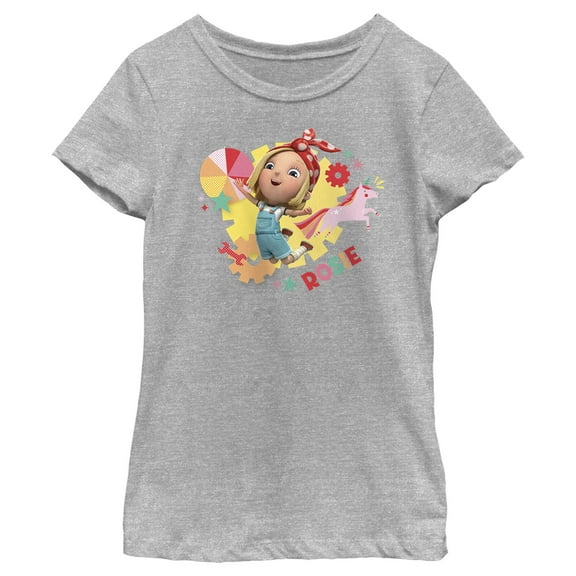 Girl's Ada Twist, Scientist Rosie  Graphic Tee Athletic Heather Medium