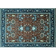 thumbnail image 1 of Ahgly Company Indoor Rectangle Oriental Light Blue Industrial Area Rugs, 8' x 10', 1 of 4