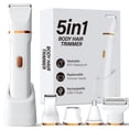 thumbnail image 1 of Recortadora de bikini KINGTEE 5 en 1 resistente al agua y recargable por USB-C, 1 of 8